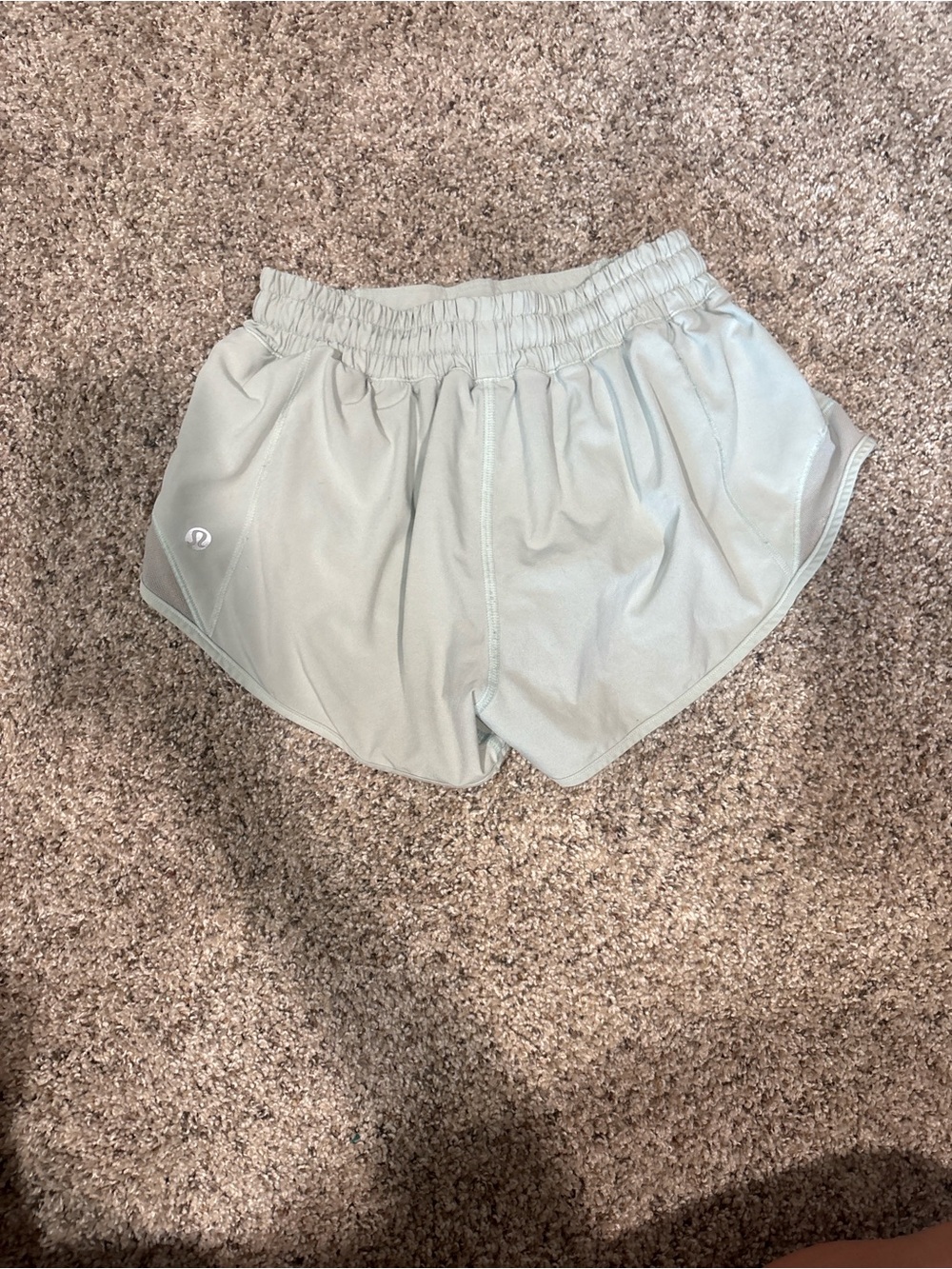 lululemon athletica Women's Pale Gray Athletic Shorts